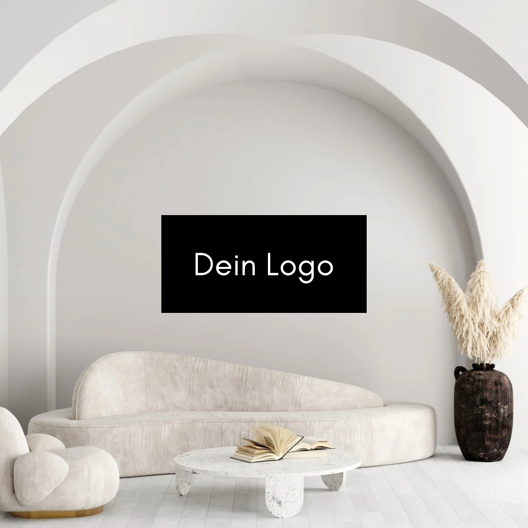 Dein Logo individuell gestaltet als Wandbild