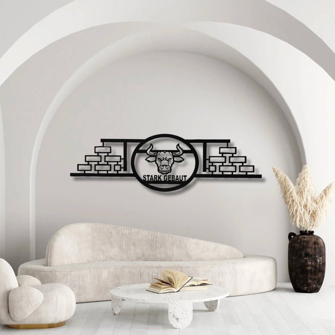 Dein Logo individuell gestaltet als Wandbild