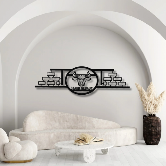 Dein Logo individuell gestaltet als Wandbild