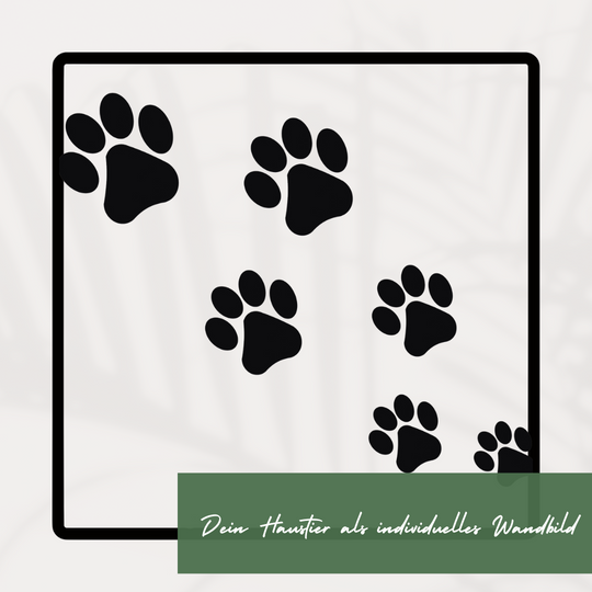 Individuelle Tier Portraits als Wandbild aus Metall