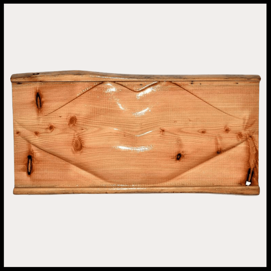 Holzbild Lippen