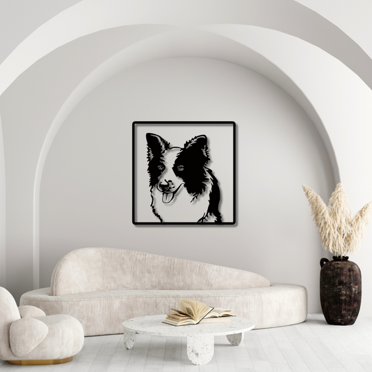 Individuelle Tier Portraits als Wandbild aus Metall