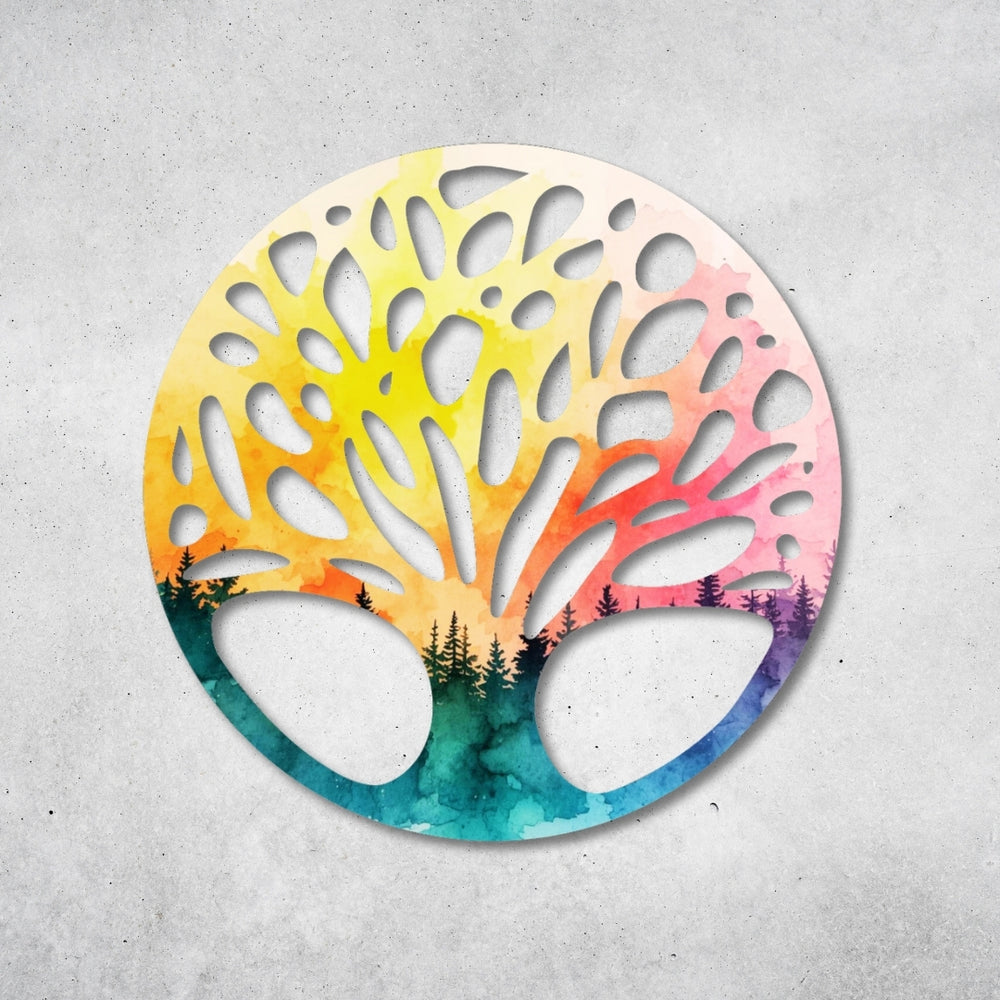 Baum des Lebens - Design - Bild - Metall 023