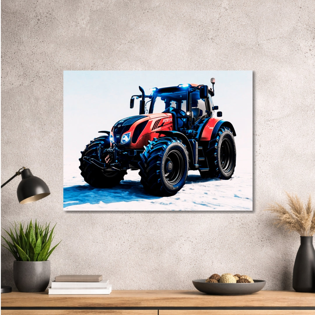 Traktor Design 012 - hochwertiges Design - Bild - Metall