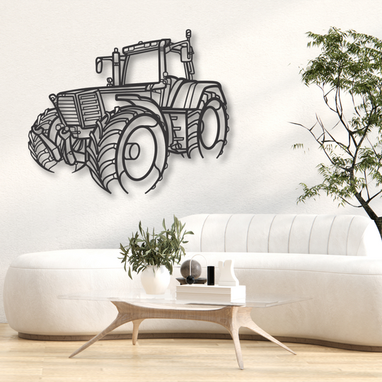 Traktor Favorit 926 Silhouette Wanddekoration aus Metall