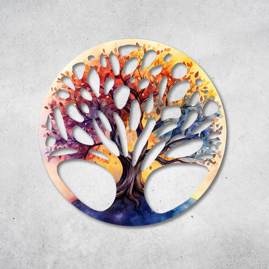 Baum des Lebens - Design - Bild - Metall 027