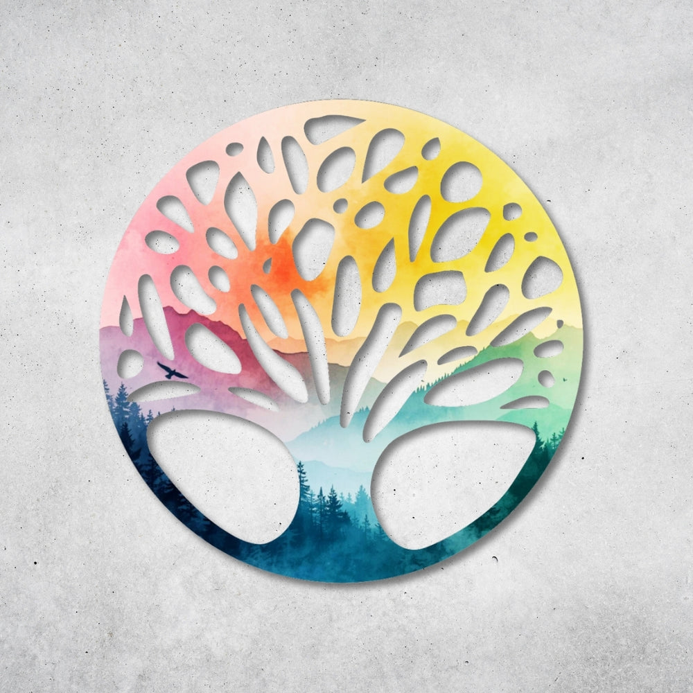 Baum des Lebens - Design - Bild - Metall 025