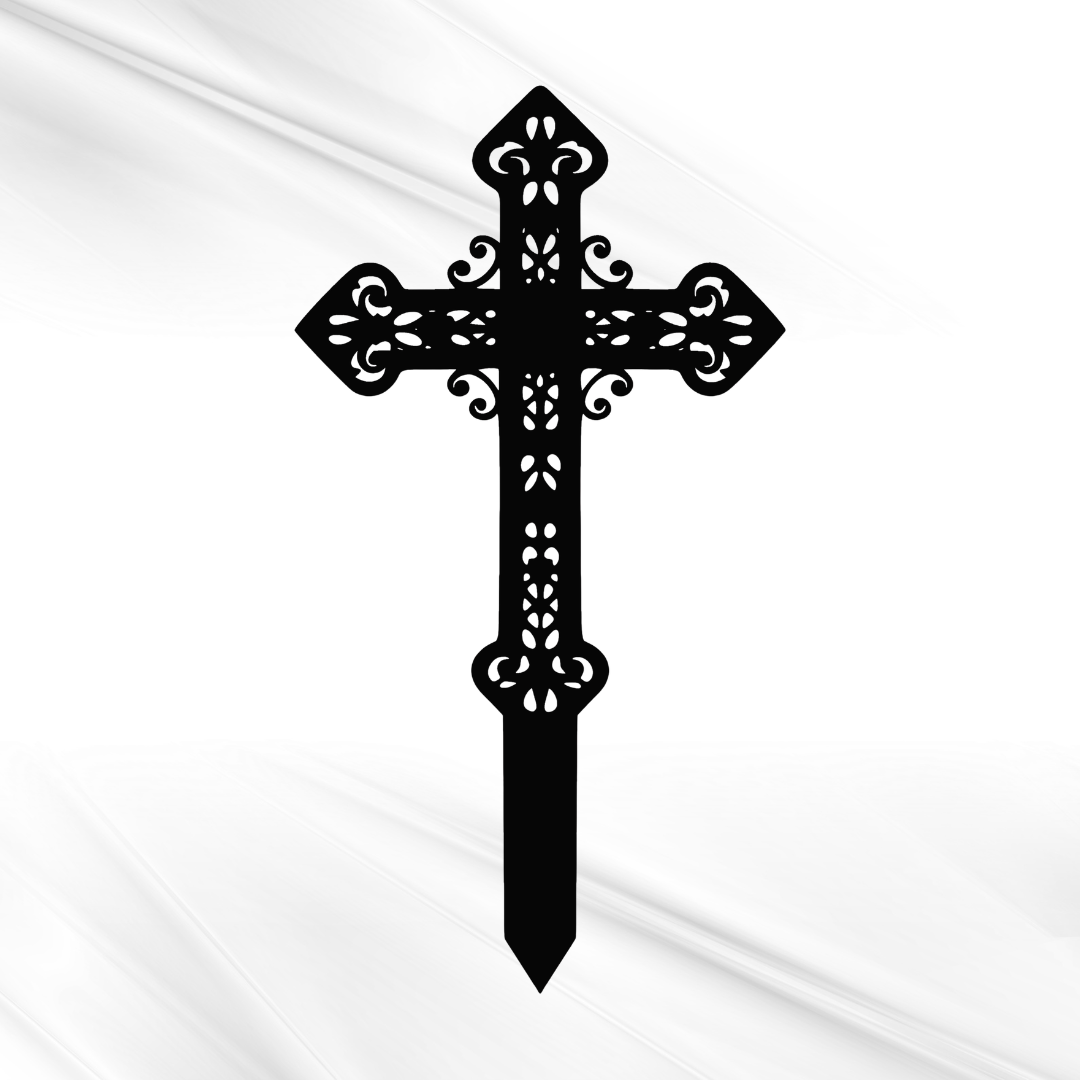Kreuz – Metall pulverbeschichtet oder Cortenstahl