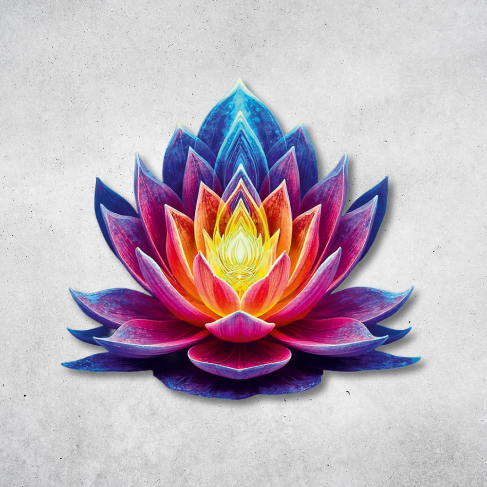 Lotusblume - Design - Bild - Metall 001