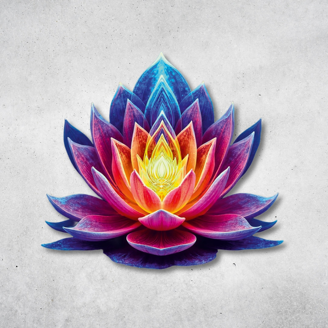 Lotusblume - Design - Bild - Metall 001