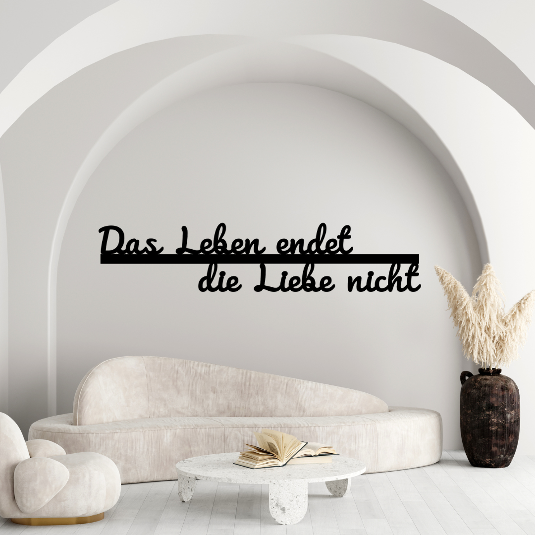 Sonderwunsch Wunschtext - Personalisierter Metall-Schriftzug