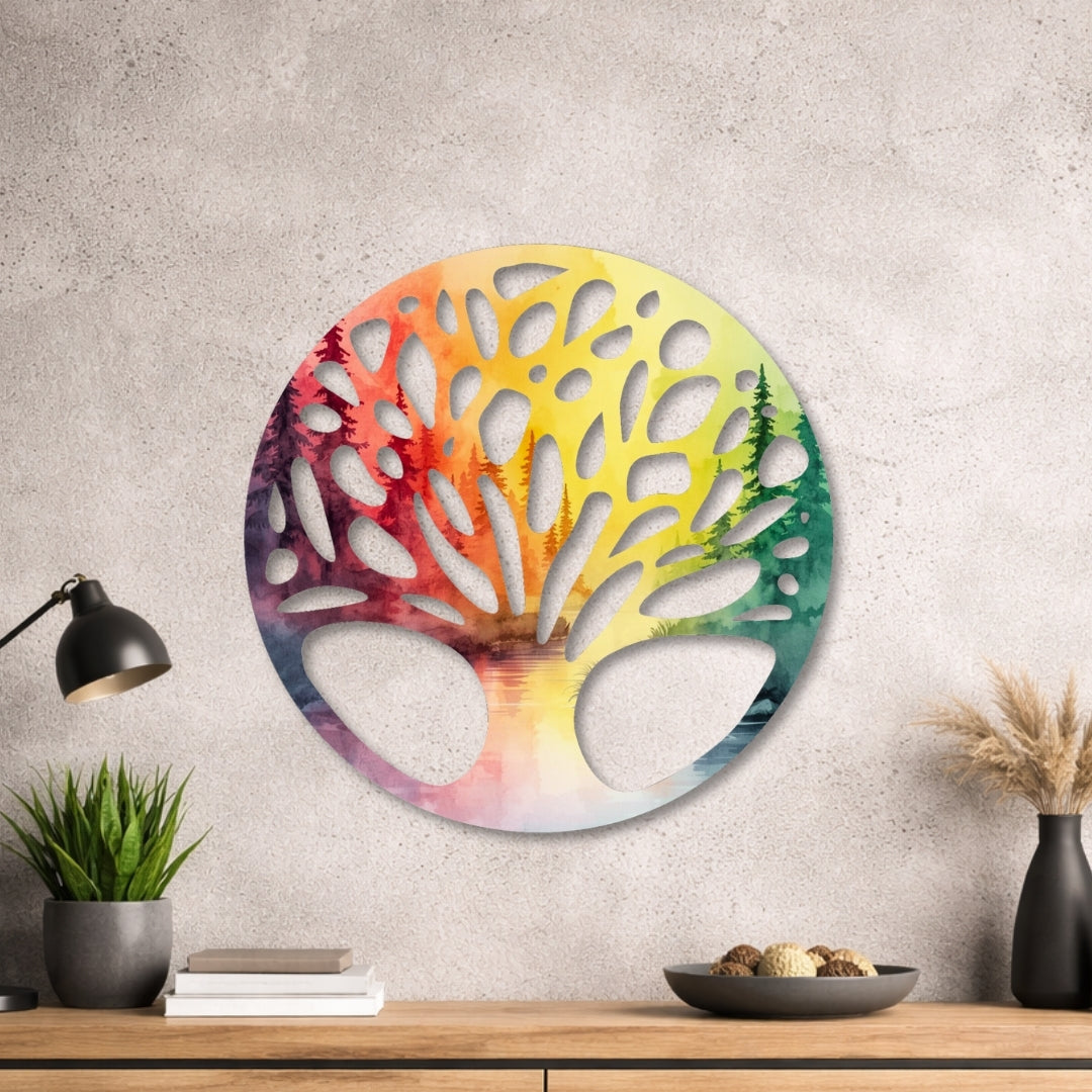 Baum des Lebens - Design - Bild - Metall 021