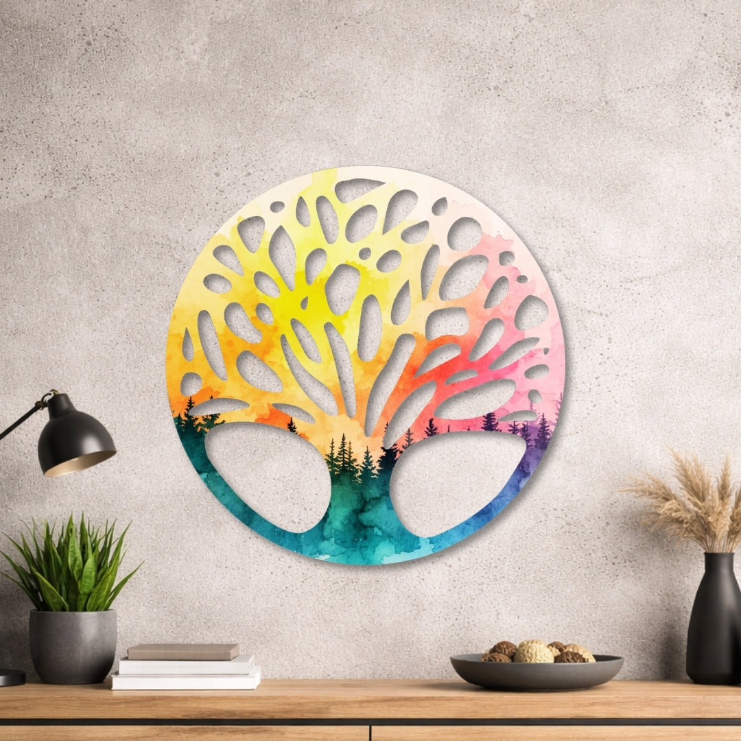 Baum des Lebens - Design - Bild - Metall 023