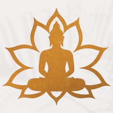 Lade das Bild in den Galerie-Viewer, Buddha Lotus - Elegante Metall-Deko
