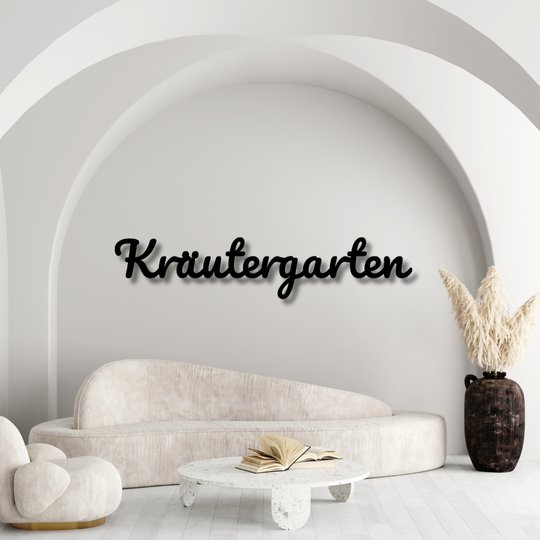 Sonderwunsch Wunschtext - Personalisierter Metall-Schriftzug
