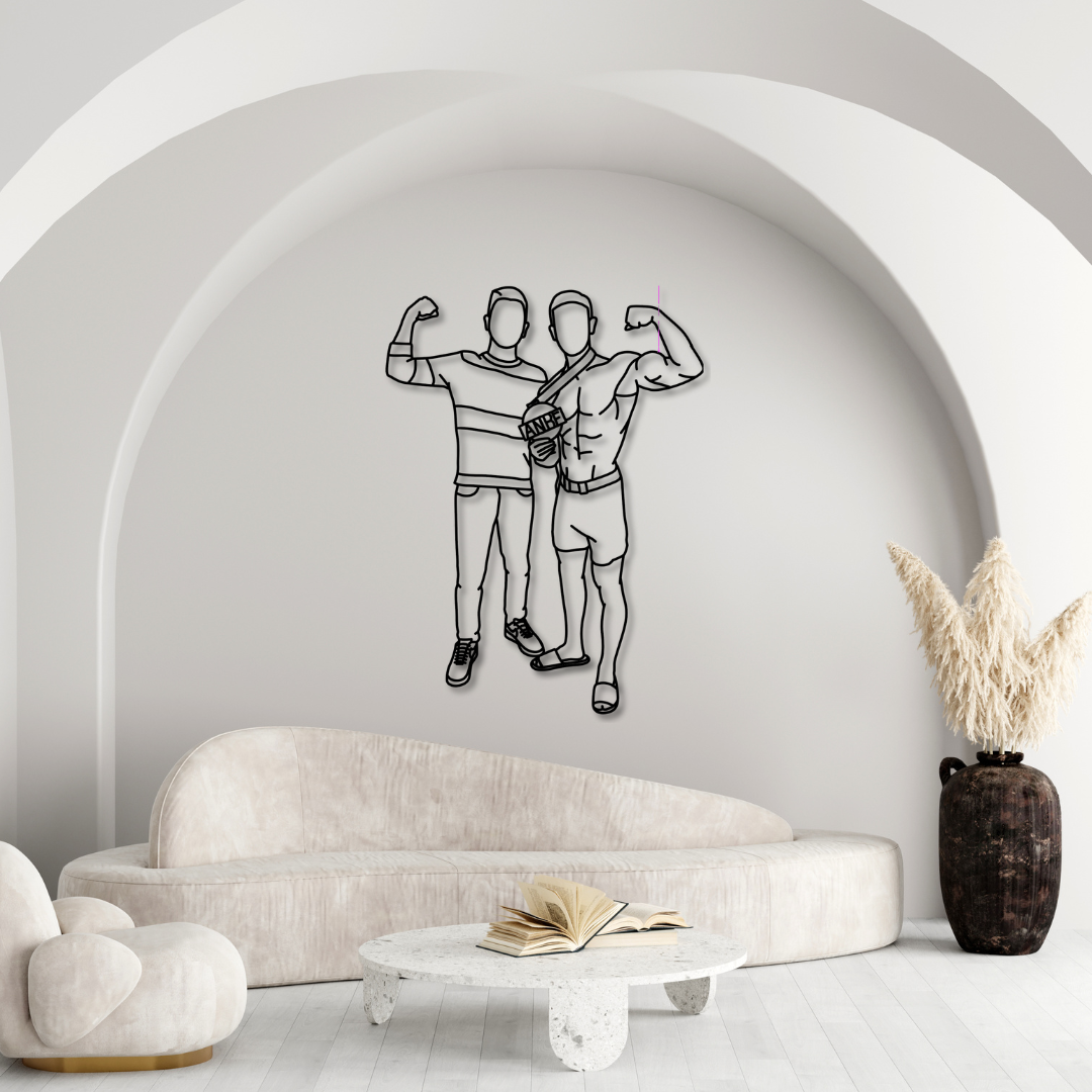 Personalialisiertes Foto - Portrait als Wandbild aus Metall