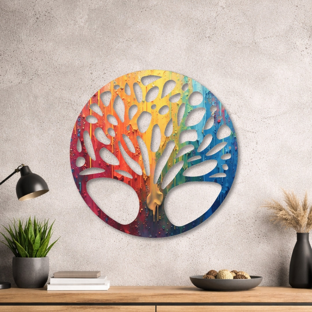 Baum des Lebens - Design - Bild - Metall 028