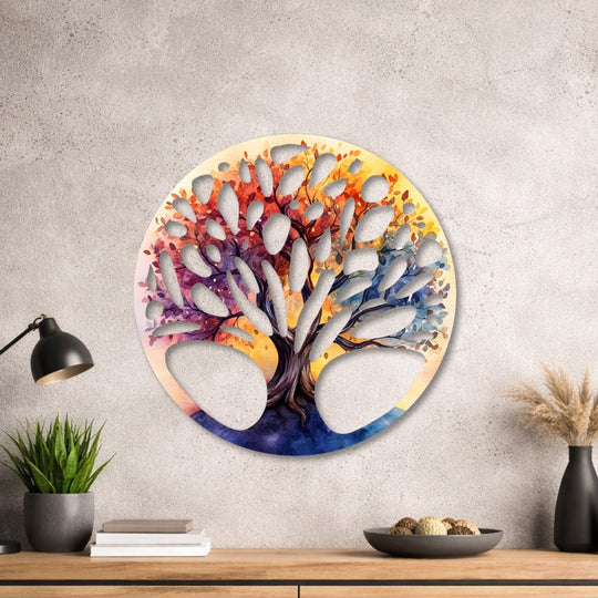 Baum des Lebens - Design - Bild - Metall 027