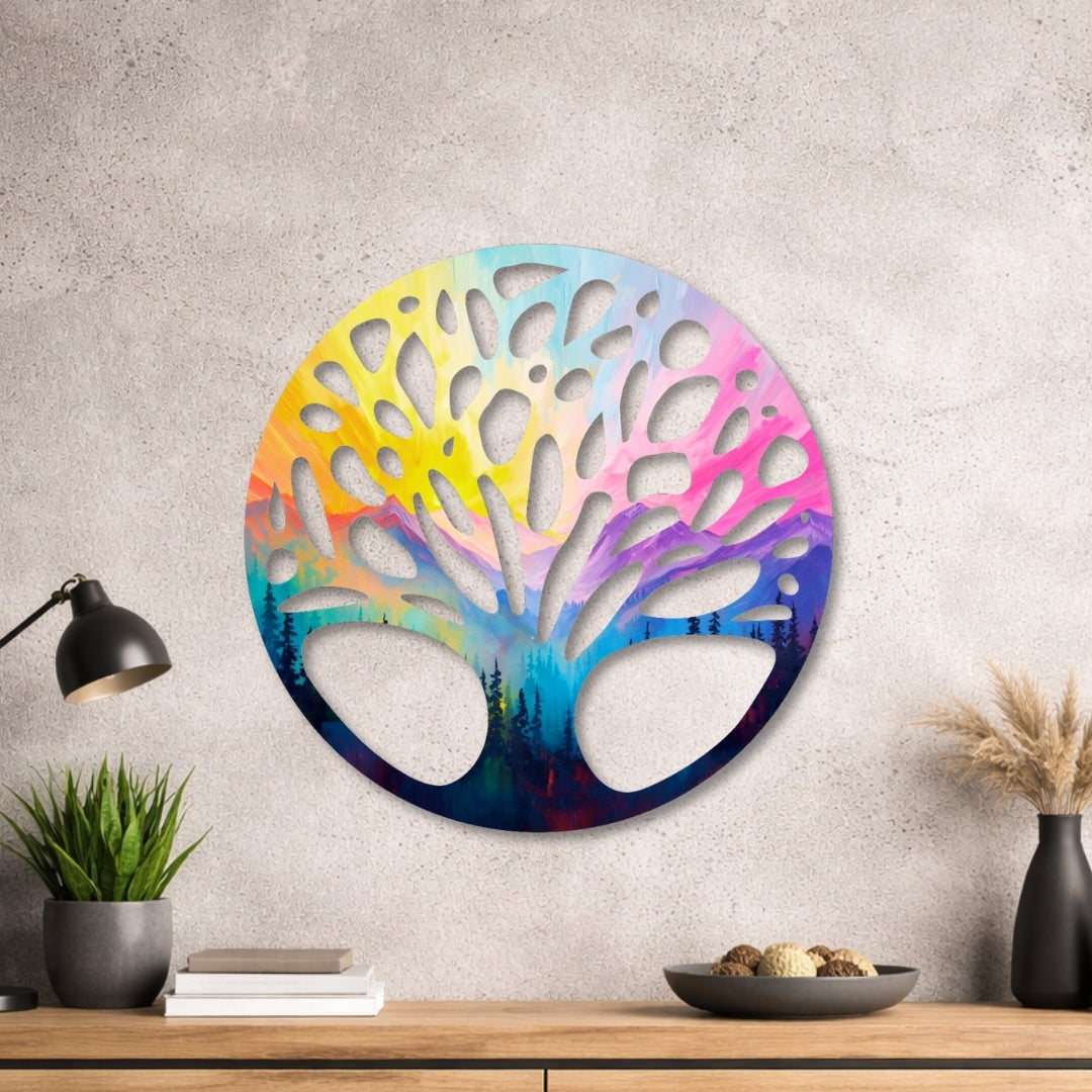 Baum des Lebens - Design - Bild - Metall 024