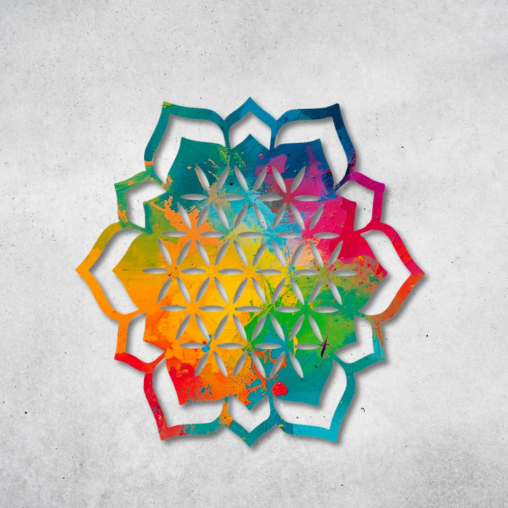 Lotusblume - Design - Bild - Metall 005