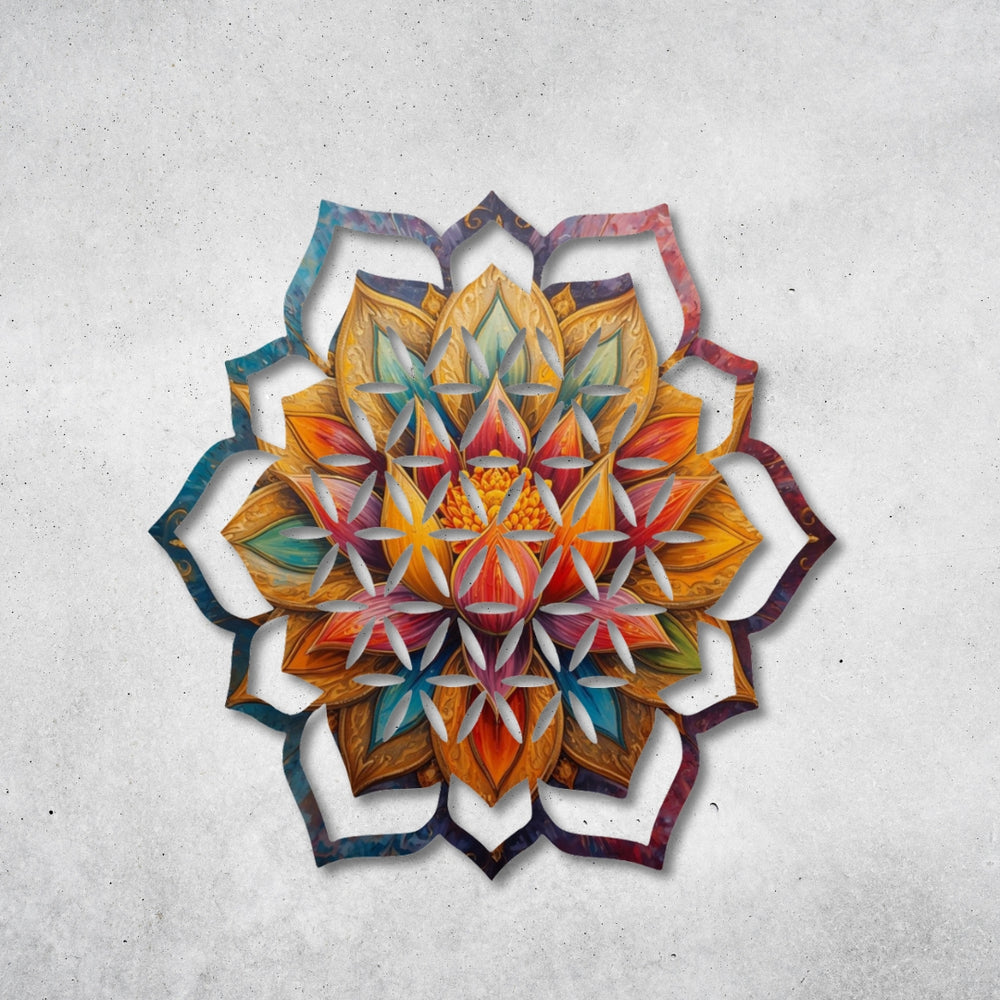 Lotusblume - Design - Bild - Metall 006