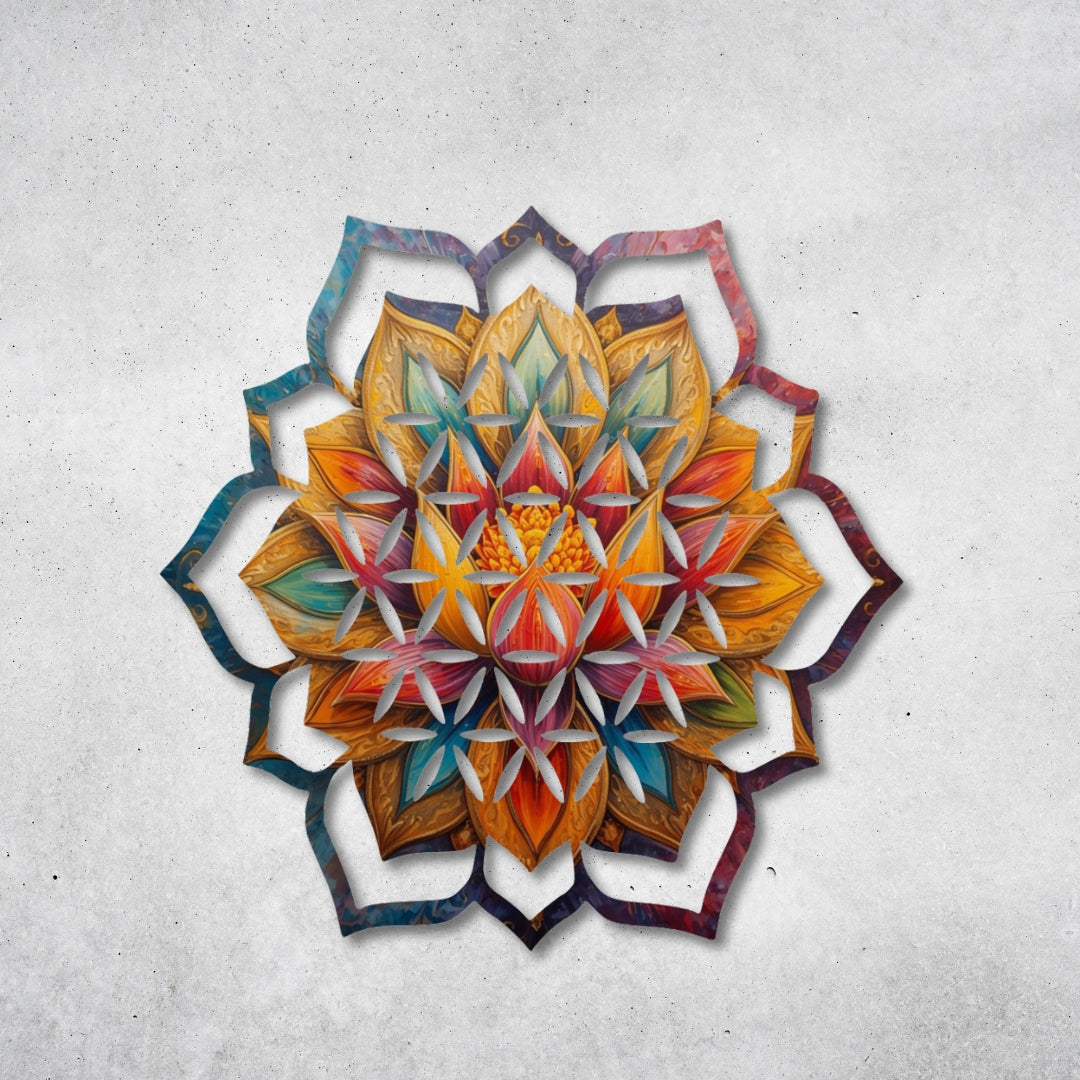 Lotusblume - Design - Bild - Metall 006