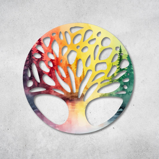 Baum des Lebens - Design - Bild - Metall 021