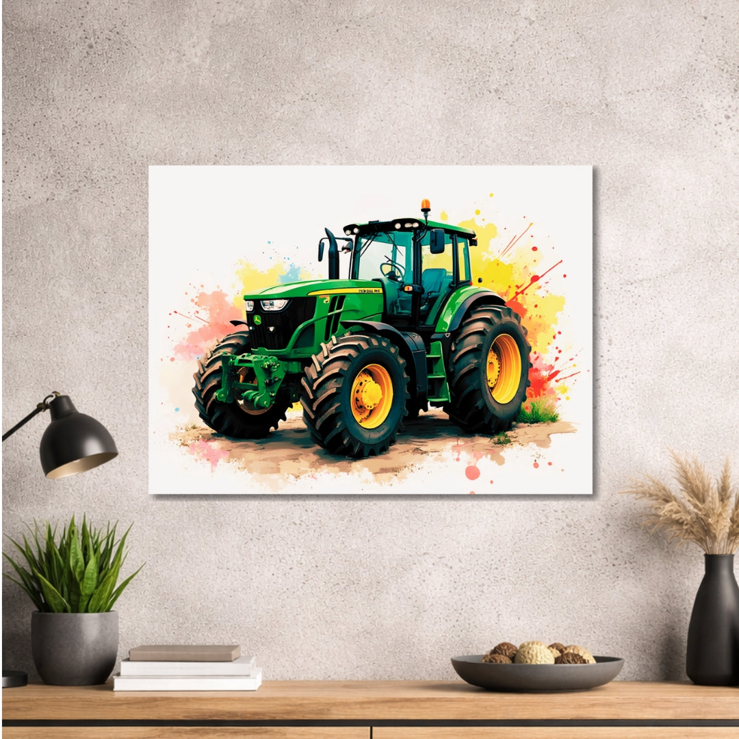 Traktor Design 007 - hochwertiges Design - Bild - Metall