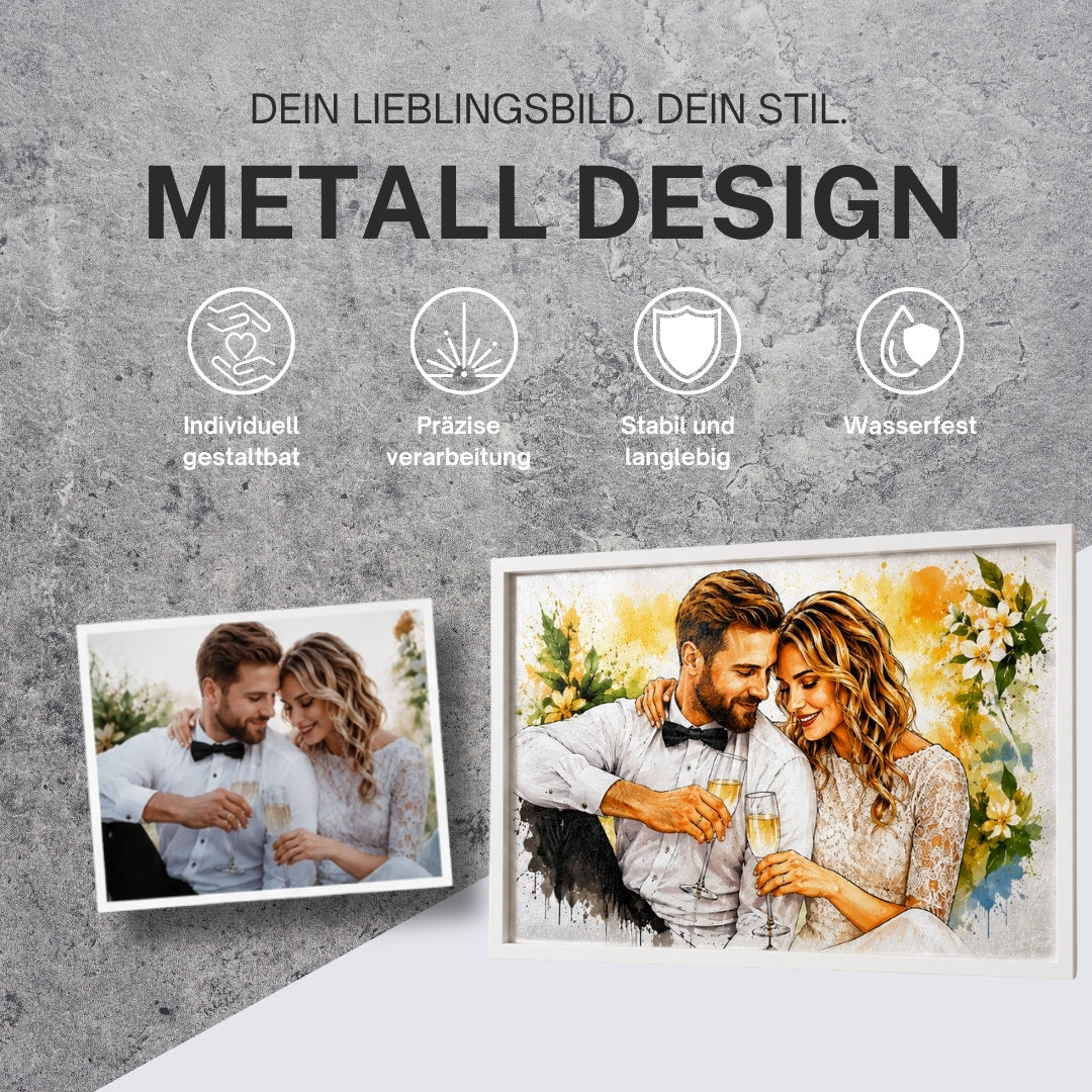 Deine Karikatur. Dein Lieblingsbild. Dein einzigartiges Design. Dein Wandbild: personalisiert
