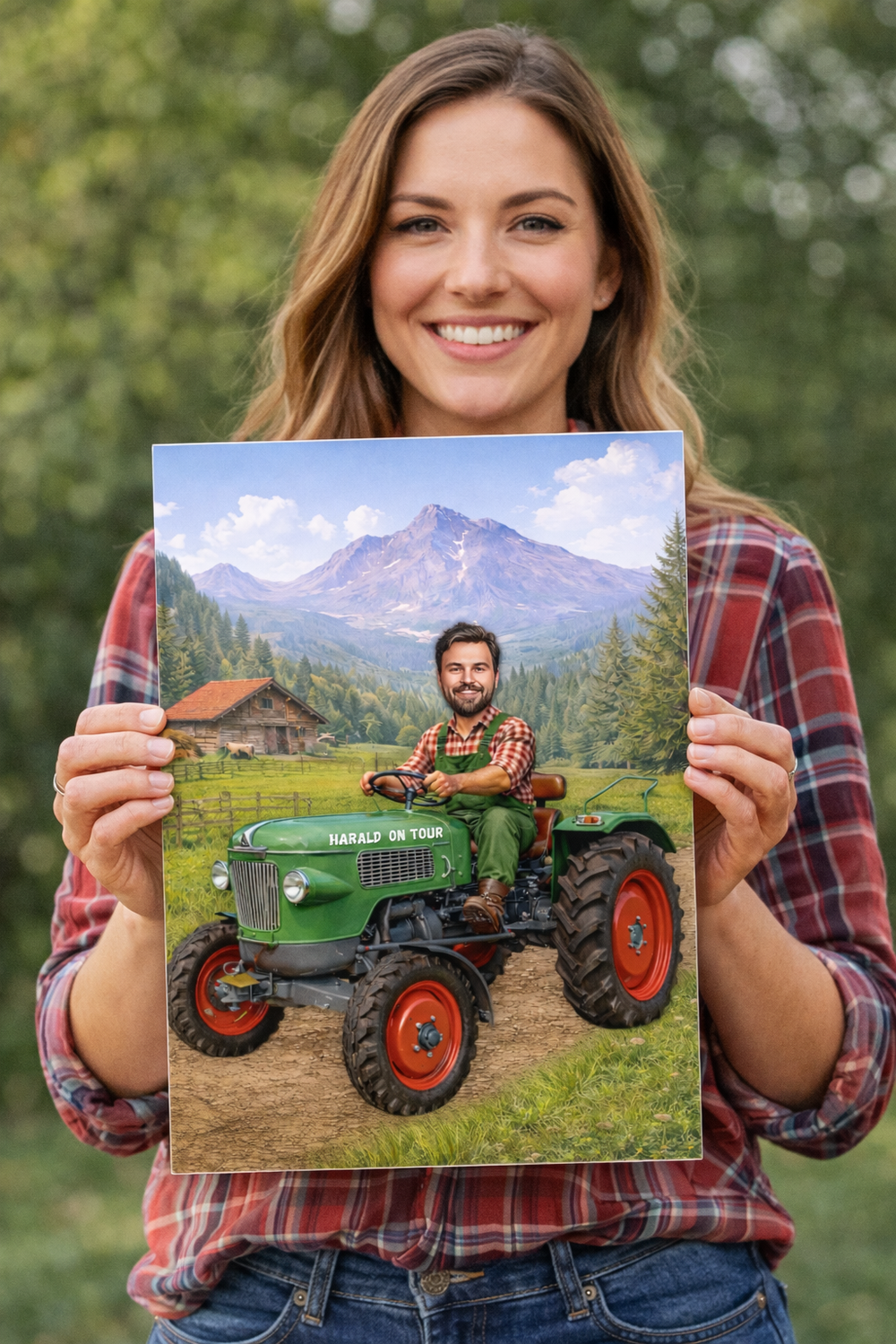 Das perfekte Geschenk für Landwirte – Individuelles Metallbild mit Wunschmotiv