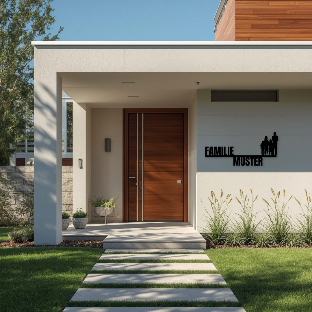 Individelles Adressenschild / Hausschild – personalisiert nach deinen Wünschen