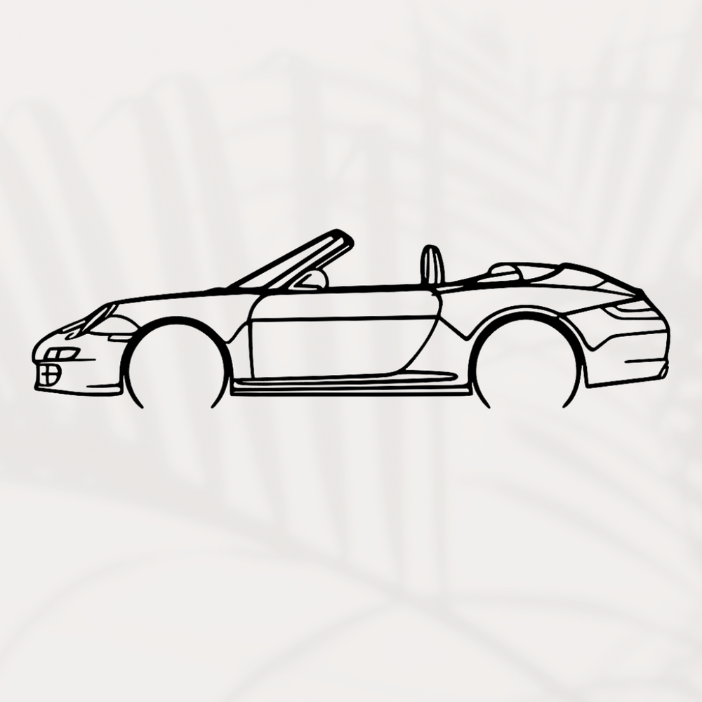 Modell 997 Cabrio - Silhouette