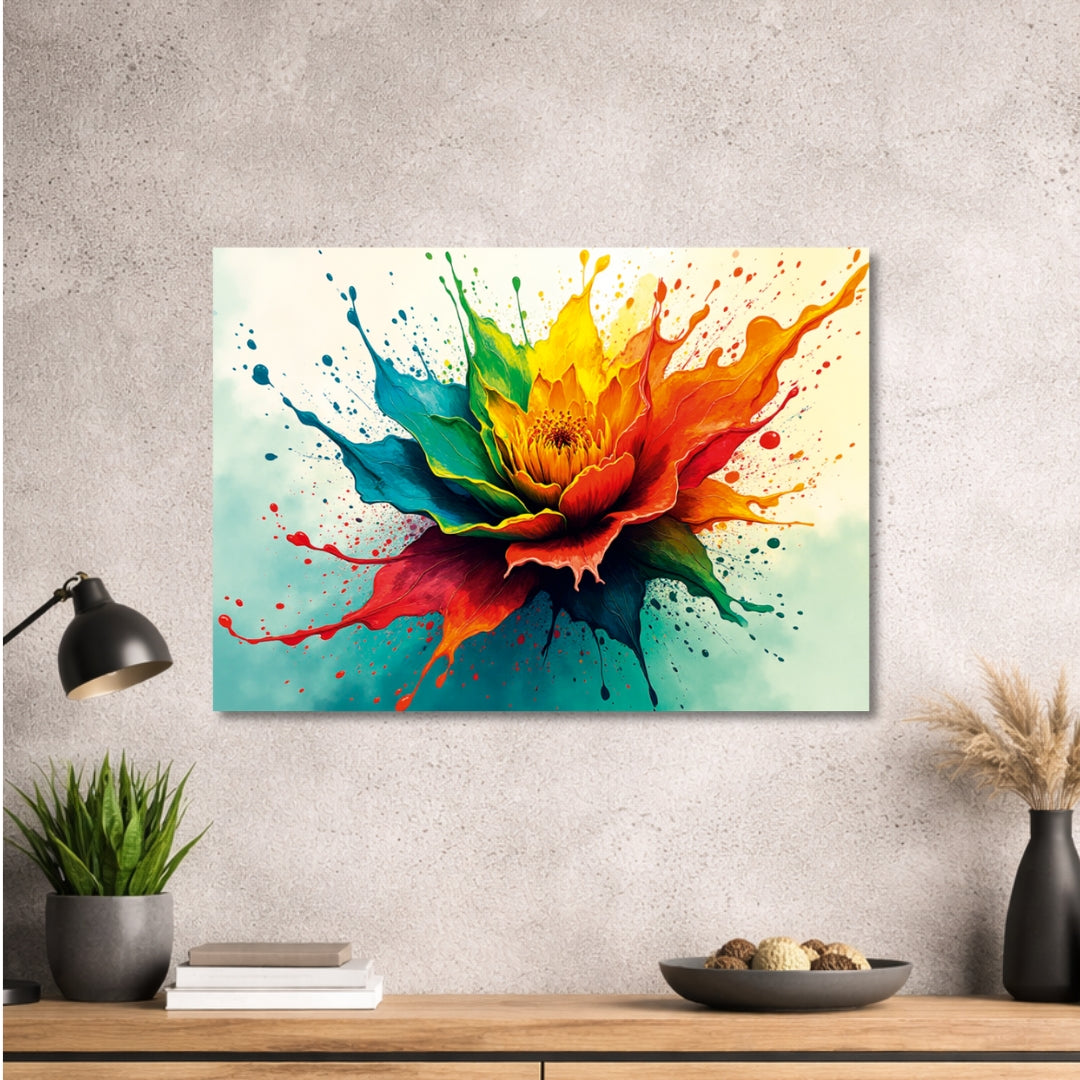 Blume des Lebens - Design - Bild - Metall 001