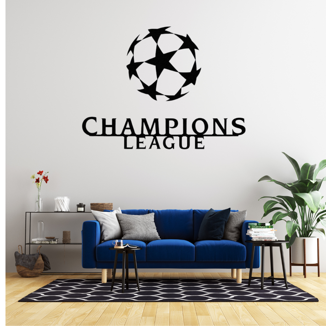 Champions League Wandbild für Männerzimmer