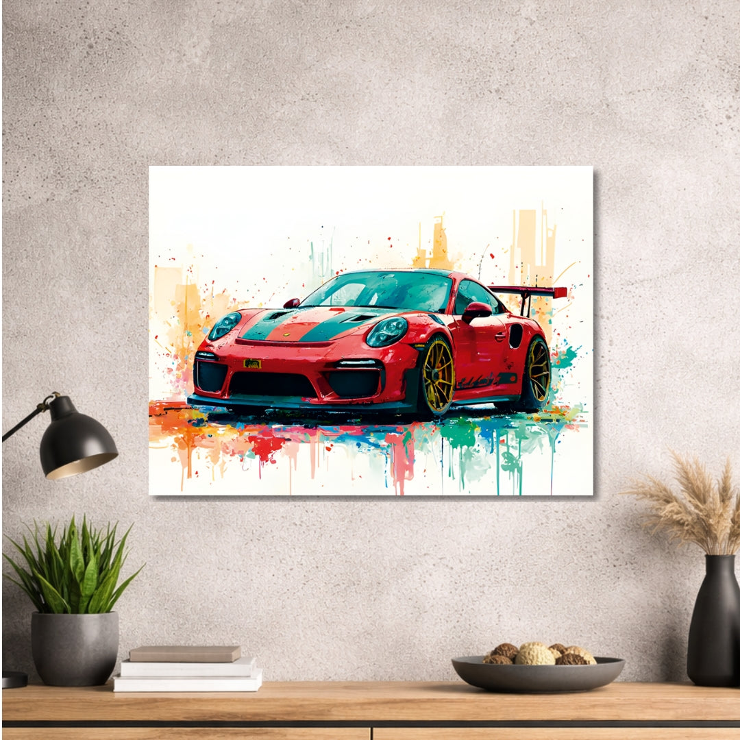 Sportwagen Design 06 - hochwertiges Design - Bild - Metall