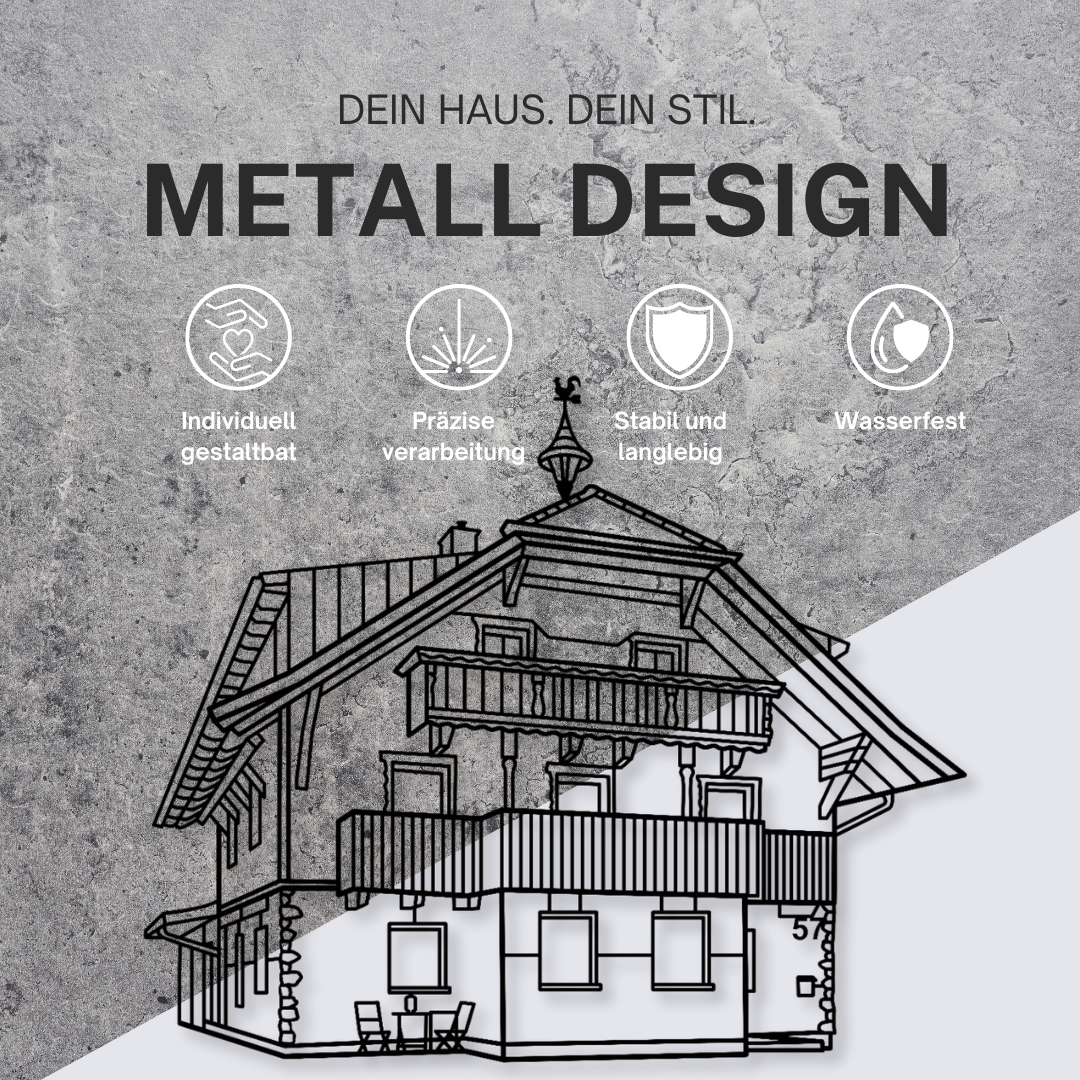 Gestalte dein individuelles Wandbild – mit dem persönlichen Foto deines Hauses, Hofs oder Gebäudes