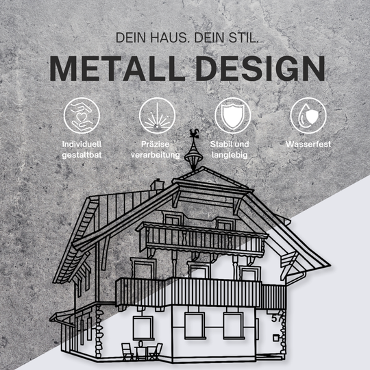 Gestalte dein individuelles Wandbild – mit dem persönlichen Foto deines Hauses, Hofs oder Gebäudes