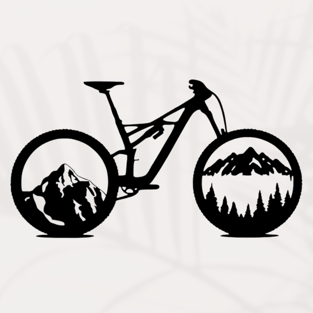 Mountainbike Wanddekoration - Laserfactory Austria