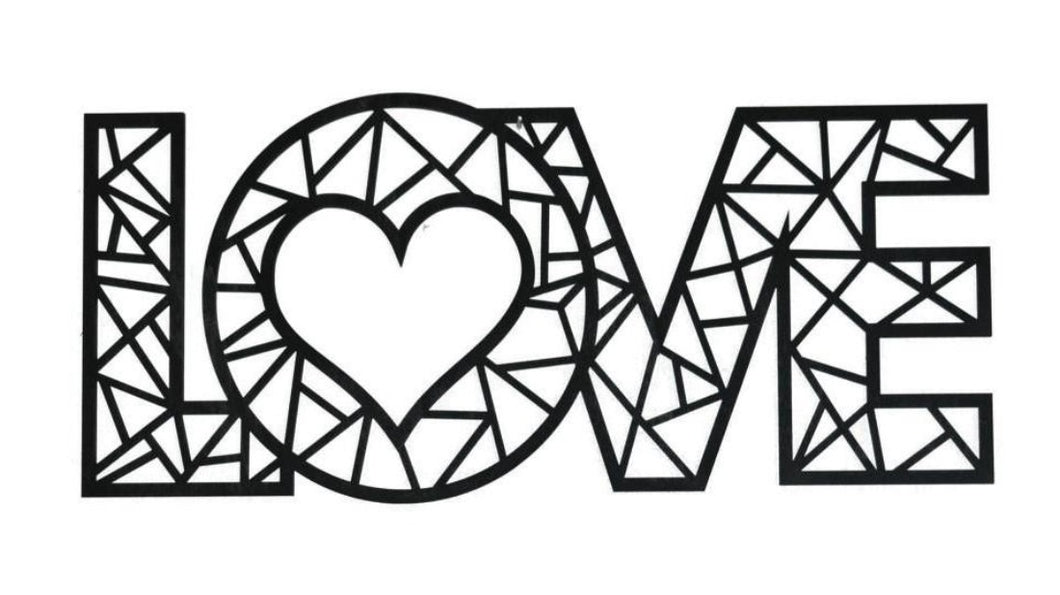 Schriftzug Love - Laserfactory